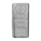 500gm Silver Casted Bar MMTC-Pamp