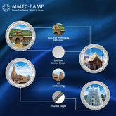 80 gm Silver Char Dham Coin Set (20.0 gms x 4)