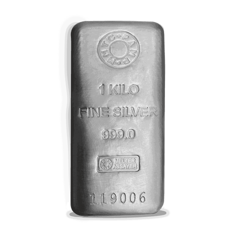 MMTC-PAMP 1Kg Silver Bar 999.9