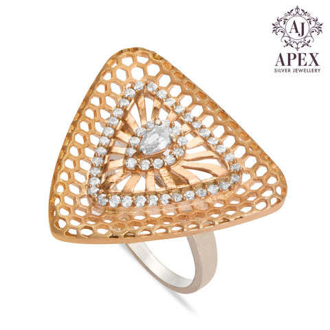 Silver Ladies Ring