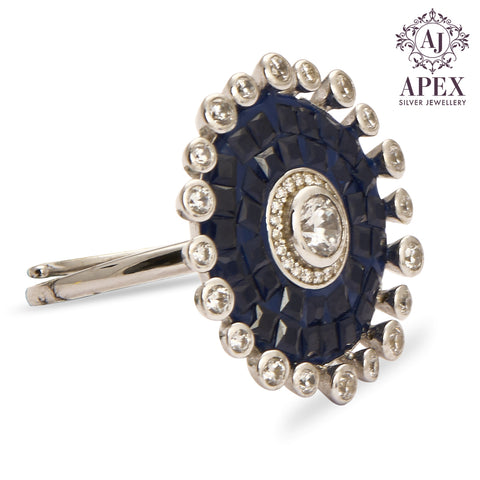 Silver Ladies Ring