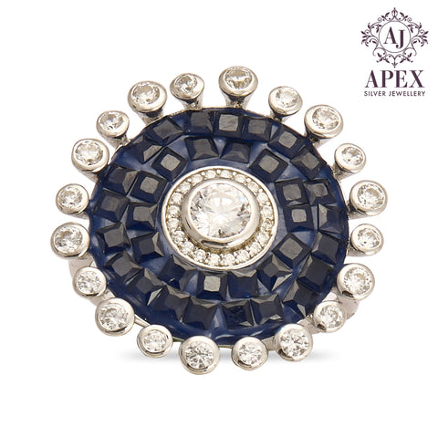 Silver Ladies Ring