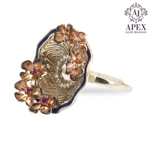 Silver Ladies Ring