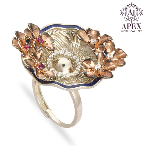 Silver Ladies Ring