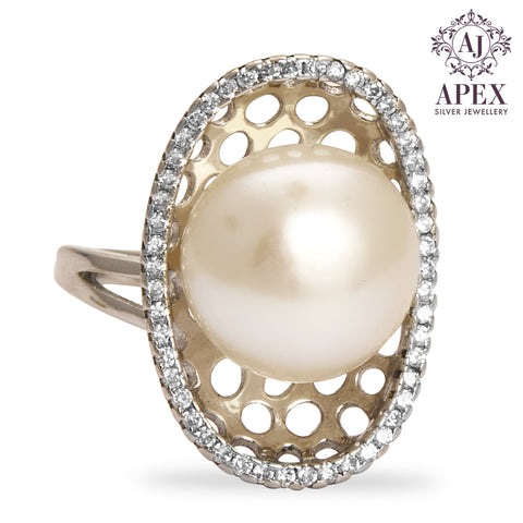 Silver Ladies Ring