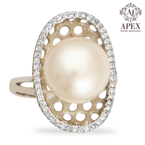 Silver Ladies Ring