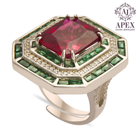 Silver Ladies Ring