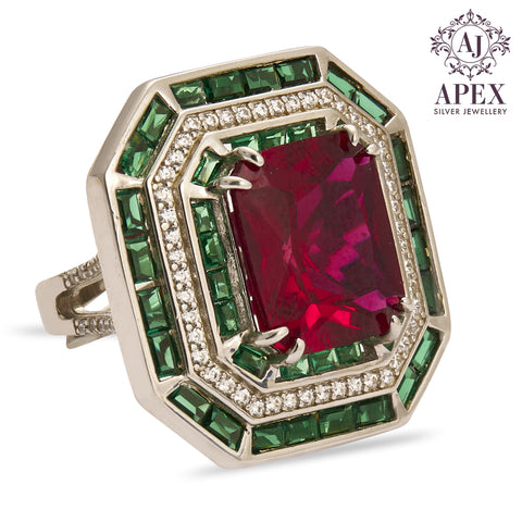 Silver Ladies Ring