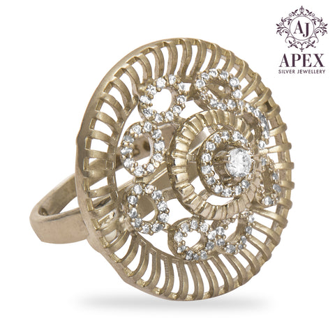 Silver Ladies Ring