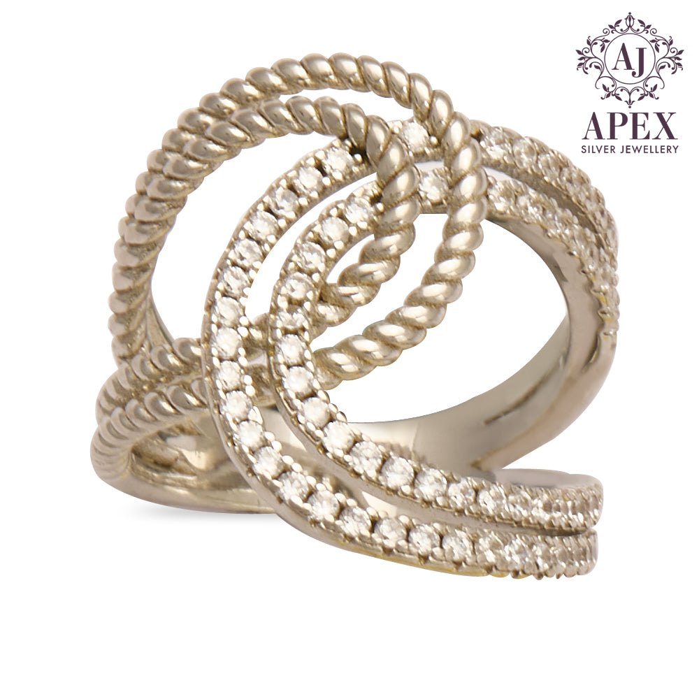 Silver Ladies Ring