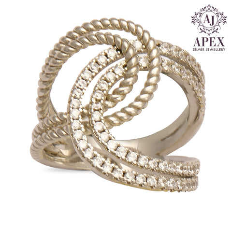 Silver Ladies Ring