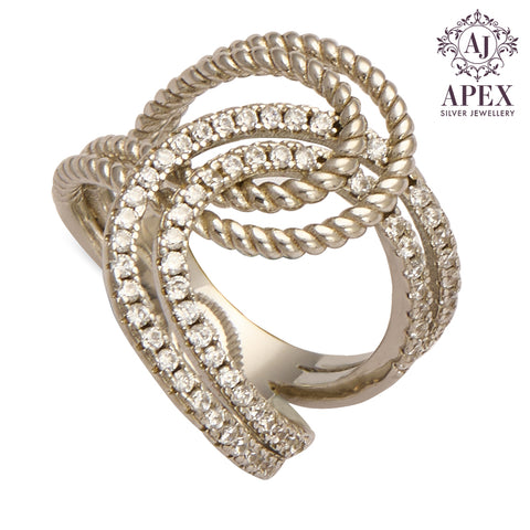 Silver Ladies Ring