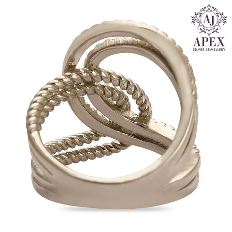 Silver Ladies Ring