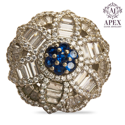 Silver Ladies Ring