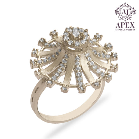 Silver Ladies Ring