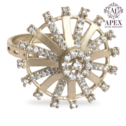Silver Ladies Ring