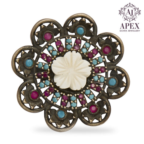 Silver Ladies Ring