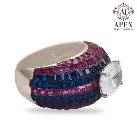 Silver Ladies Ring