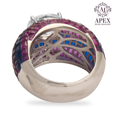 Silver Ladies Ring