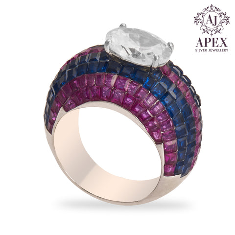 Silver Ladies Ring