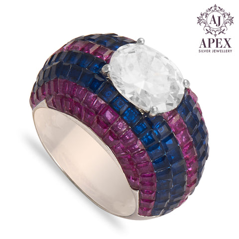 Silver Ladies Ring