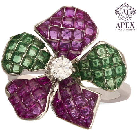 Silver Ladies Ring